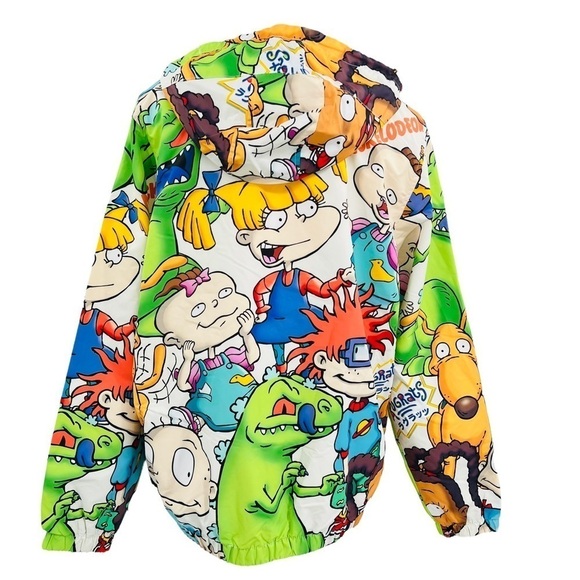 MEMBERS ONLY x NICKELODEON “ Rugrats Zip Up Hooded Jacket Size M NEW - Picture 4 of 8